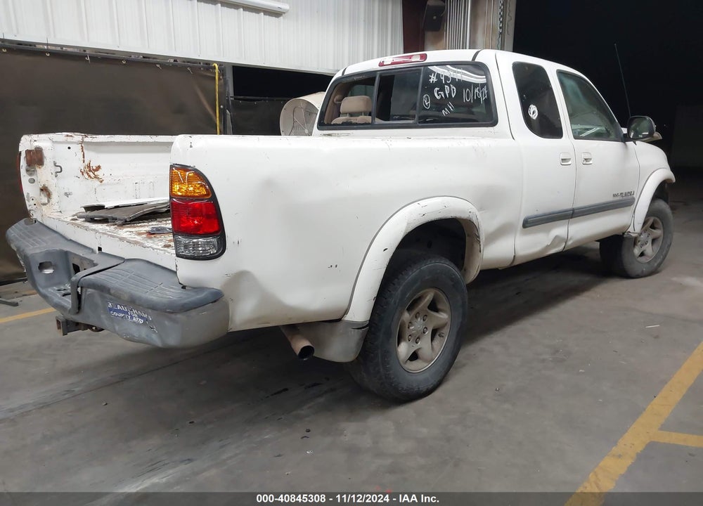 2003 TOYOTA TUNDRA SR5 V8 VIN: 5TBBT44163S399632