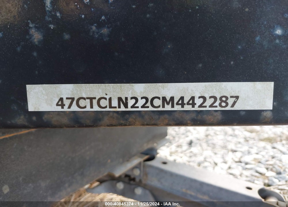 2012 COLEMAN OTHER VIN: 47CTCLN22CM442287