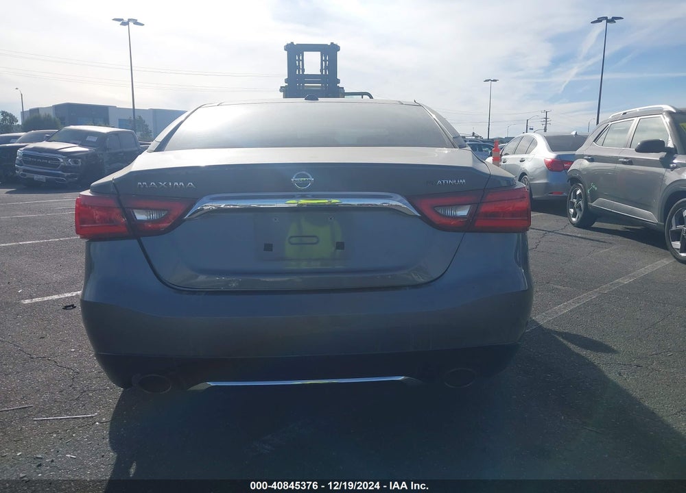 2016 NISSAN MAXIMA 3.5 PLATINUM VIN: 1N4AA6AP0GC905112