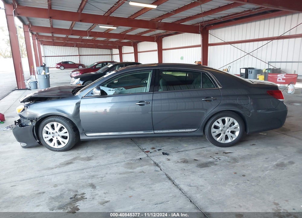 2011 TOYOTA AVALON VIN: 4T1BK3DB6BU387841