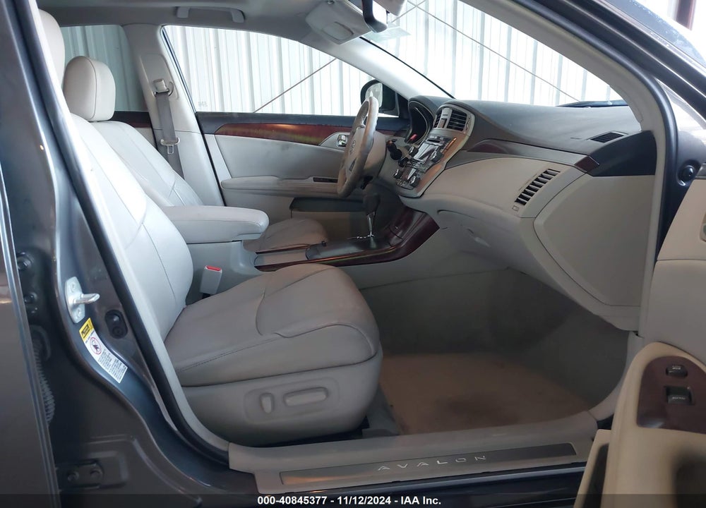 2011 TOYOTA AVALON VIN: 4T1BK3DB6BU387841