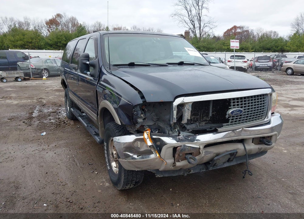 2000 FORD EXCURSION LIMITED VIN: 1FMSU43F7YEB39735