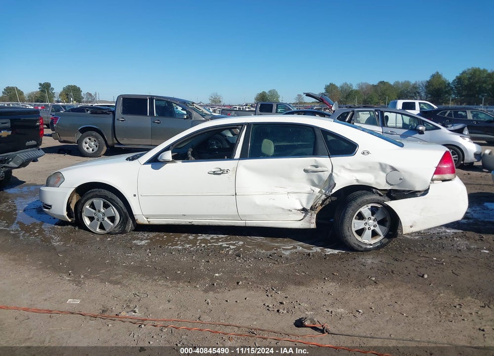 2008 CHEVROLET IMPALA LT VIN: 2G1WT58N389134705