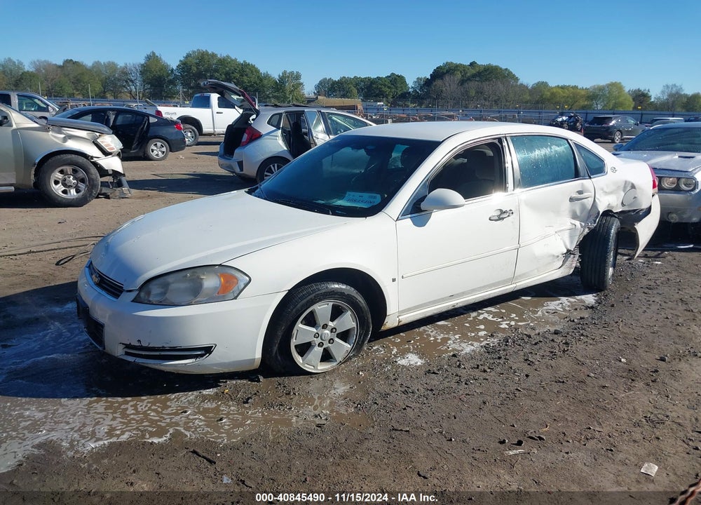 2008 CHEVROLET IMPALA LT VIN: 2G1WT58N389134705