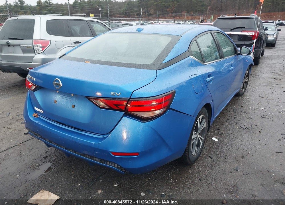 2021 NISSAN SENTRA VIN: 3N1AB8CV7MY296668
