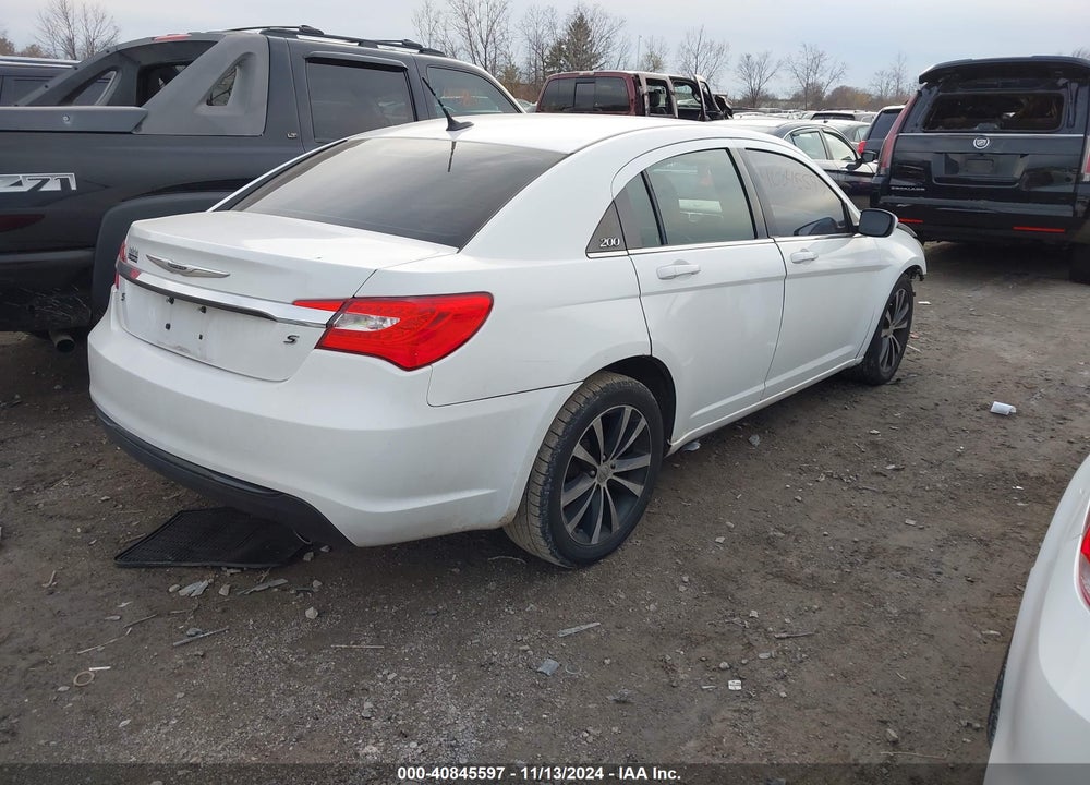 2012 CHRYSLER 200 S VIN: 1C3CCBHG1CN234807