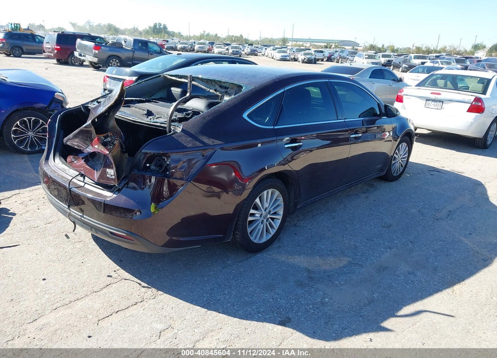 2013 TOYOTA AVALON HYBRID XLE PREMIUM VIN: 4T1BD1EB8DU005437