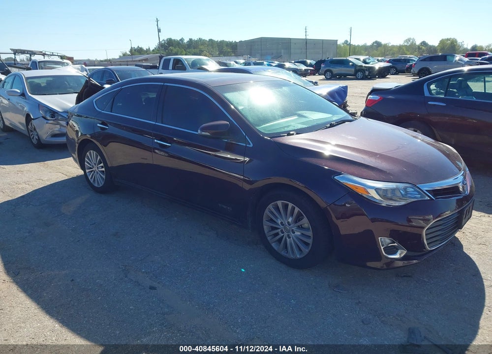 2013 TOYOTA AVALON HYBRID XLE PREMIUM VIN: 4T1BD1EB8DU005437
