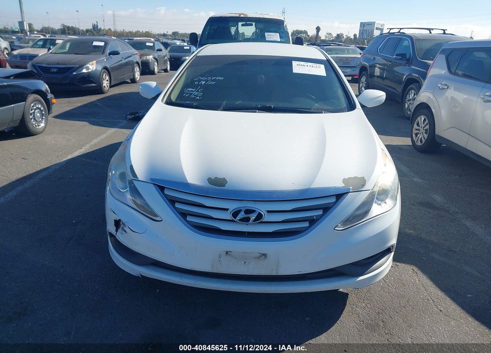2014 HYUNDAI SONATA GLS VIN: 5NPEB4AC0EH910208