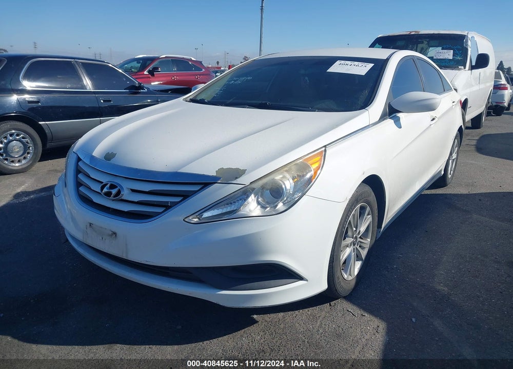2014 HYUNDAI SONATA GLS VIN: 5NPEB4AC0EH910208