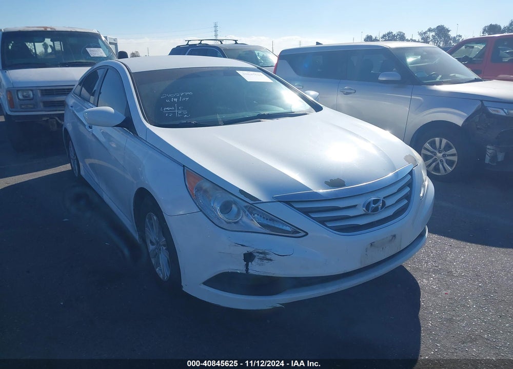 2014 HYUNDAI SONATA GLS VIN: 5NPEB4AC0EH910208