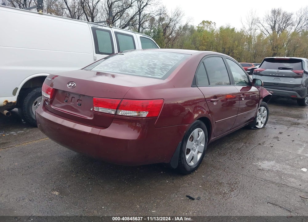 2007 HYUNDAI SONATA GLS VIN: 5NPET46C77H221209