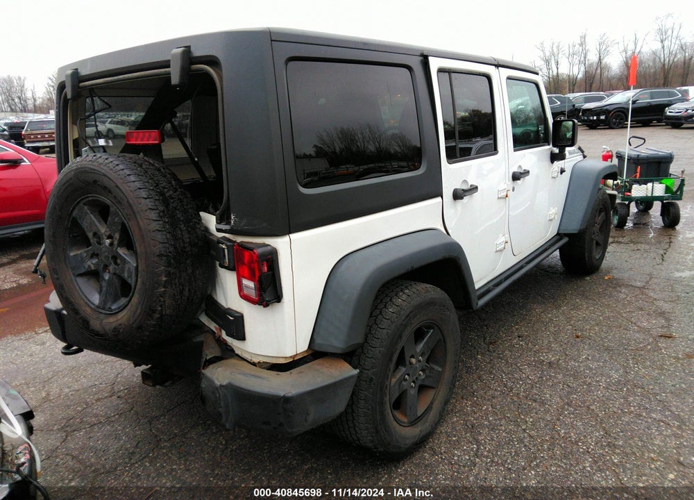 2016 JEEP WRANGLER UNLIMITED BLACK BEAR VIN: 1C4BJWDG4GL214014