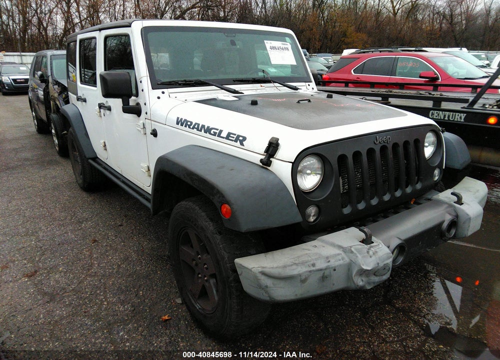 2016 JEEP WRANGLER UNLIMITED BLACK BEAR VIN: 1C4BJWDG4GL214014
