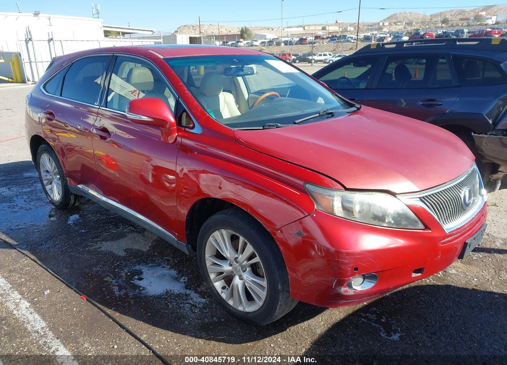 2010 LEXUS RX 450H VIN: JTJZB1BA3A2003622