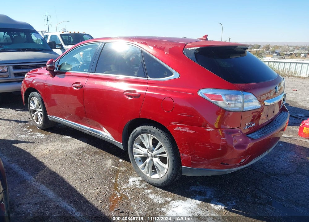 2010 LEXUS RX 450H VIN: JTJZB1BA3A2003622