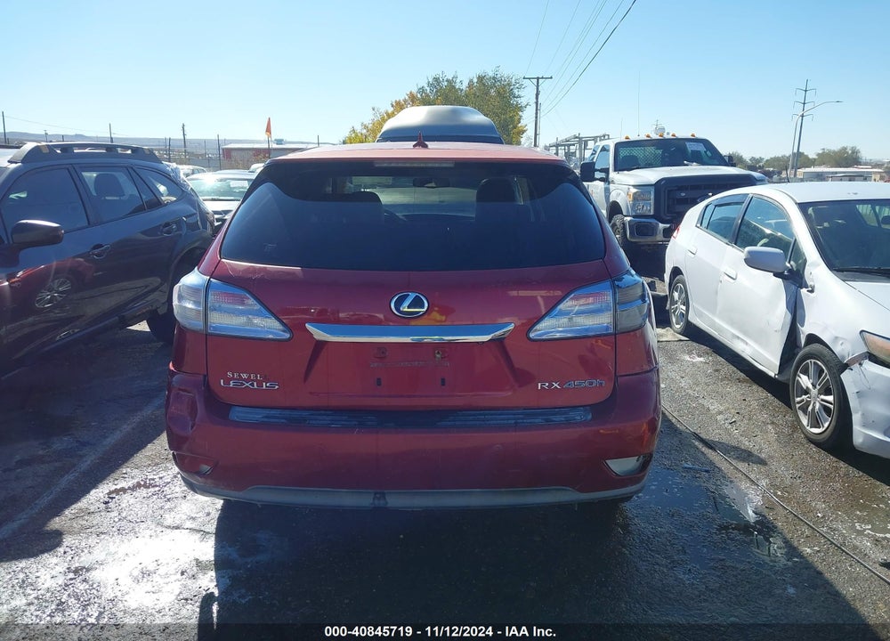 2010 LEXUS RX 450H VIN: JTJZB1BA3A2003622