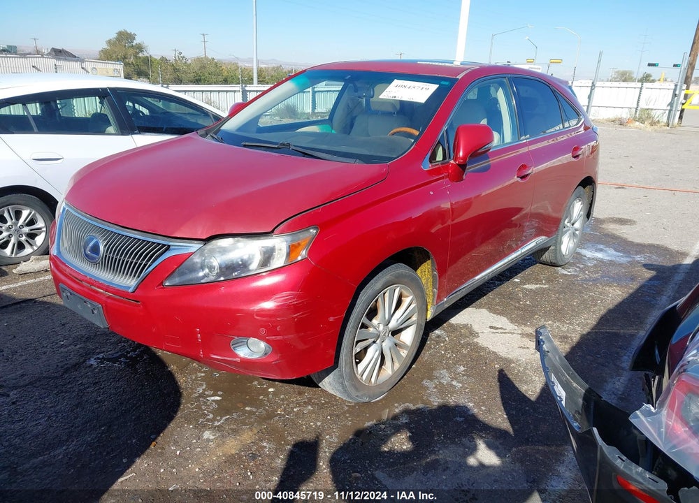 2010 LEXUS RX 450H VIN: JTJZB1BA3A2003622