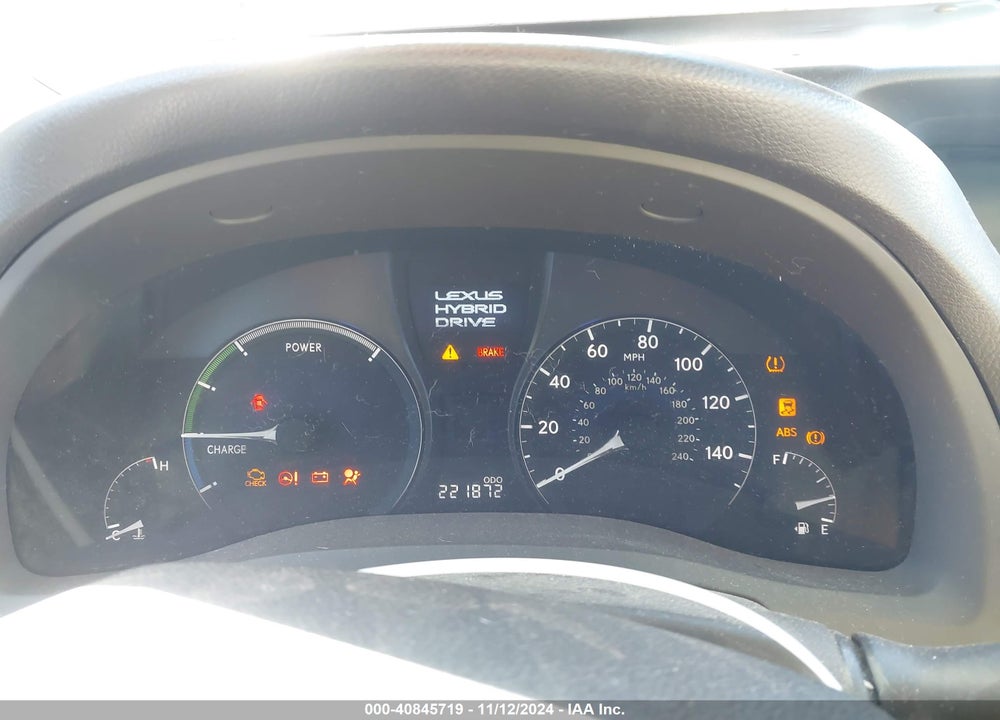 2010 LEXUS RX 450H VIN: JTJZB1BA3A2003622