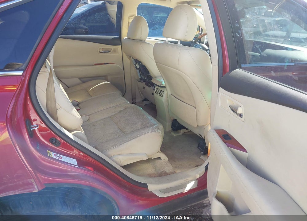 2010 LEXUS RX 450H VIN: JTJZB1BA3A2003622