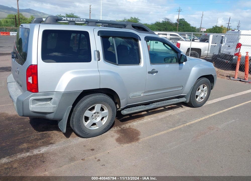 2006 NISSAN XTERRA S VIN: 5N1AN08U26C540966