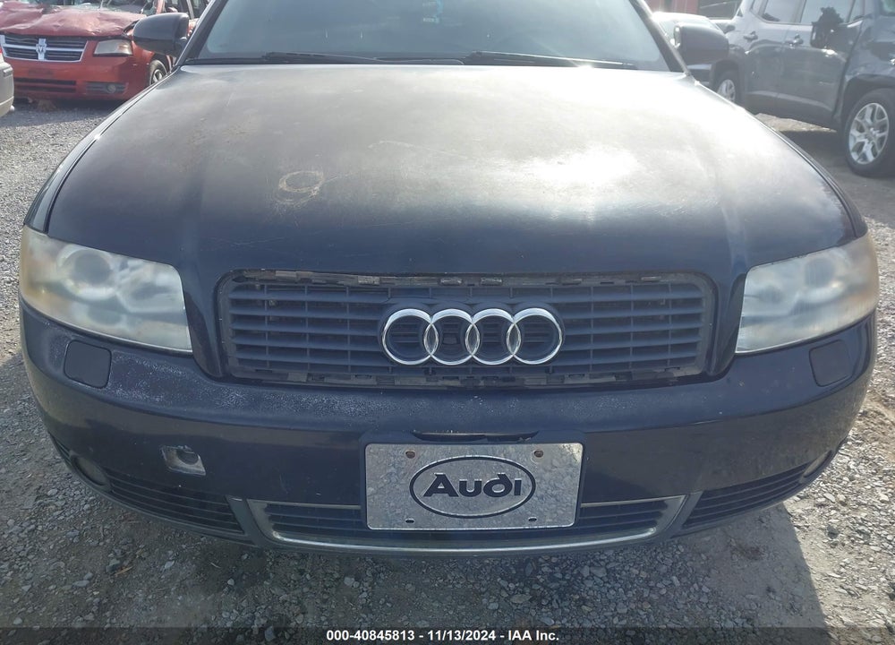 2003 AUDI A4 1.8T VIN: WAUJC68E43A262999