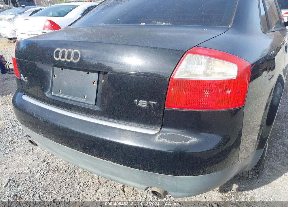 2003 AUDI A4 1.8T VIN: WAUJC68E43A262999