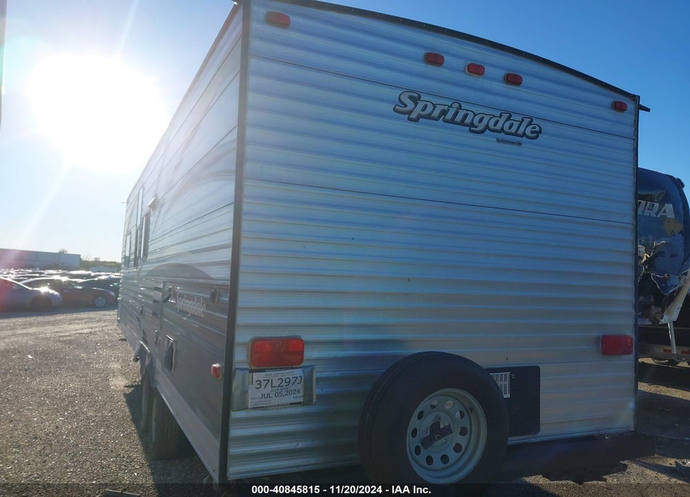 2018 KEYSTONE SPRINGDALE VIN: 4YDT26027JG100047