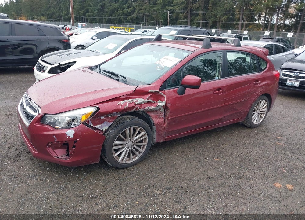 2012 SUBARU IMPREZA VIN: JF1GPAE66CH212975