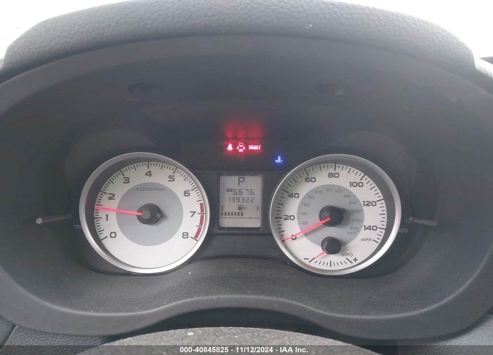 2012 SUBARU IMPREZA VIN: JF1GPAE66CH212975