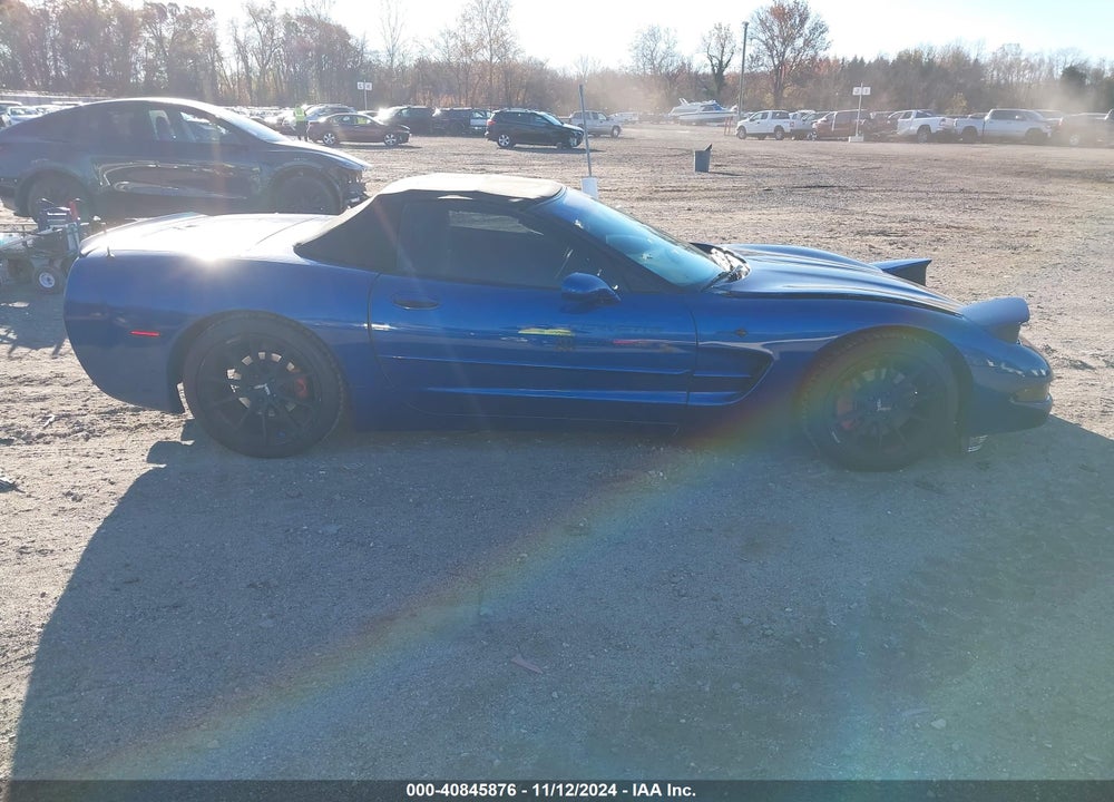 2002 CHEVROLET CORVETTE VIN: 1G1YY32G225118587