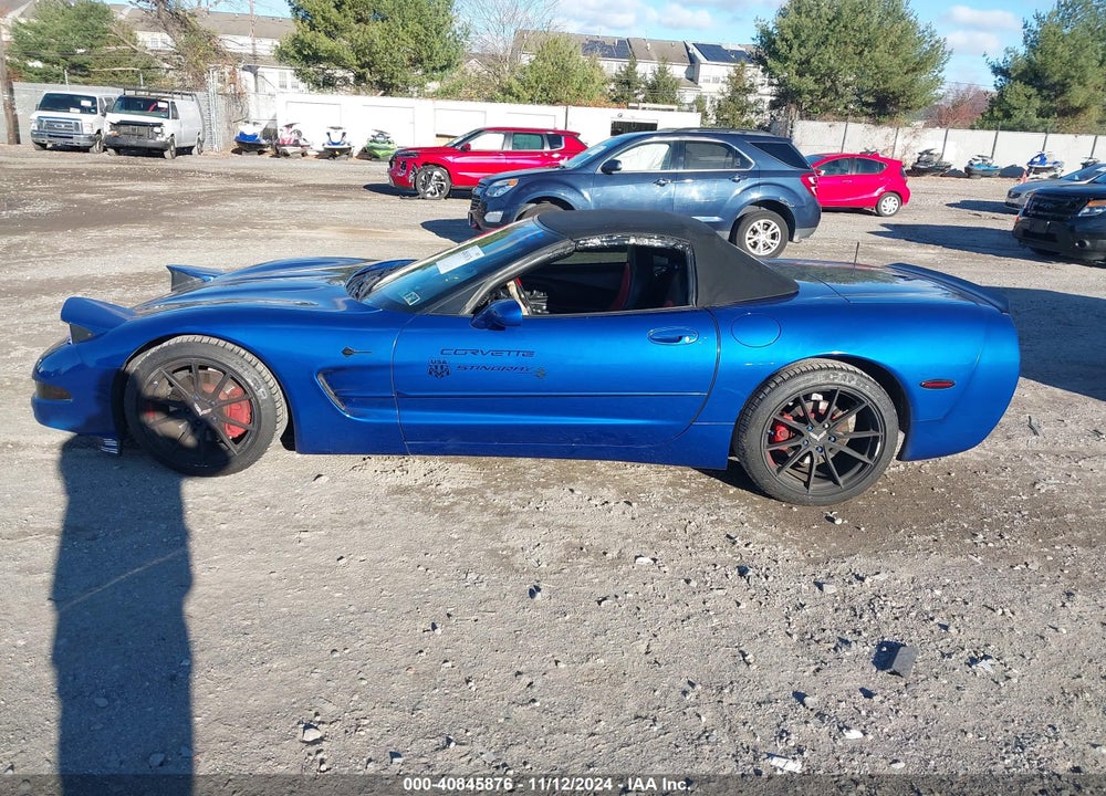 2002 CHEVROLET CORVETTE VIN: 1G1YY32G225118587
