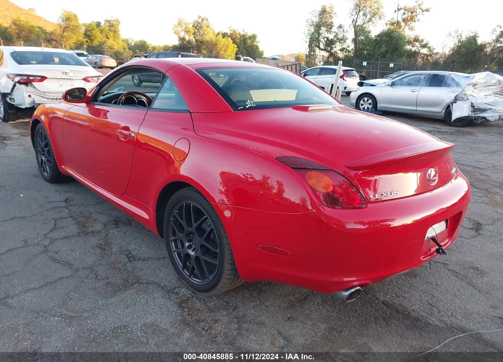 2002 LEXUS SC 430 VIN: JTHFN48Y520024020
