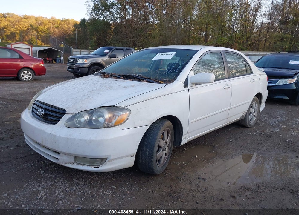 2003 TOYOTA COROLLA S VIN: 1NXBR32E63Z169103