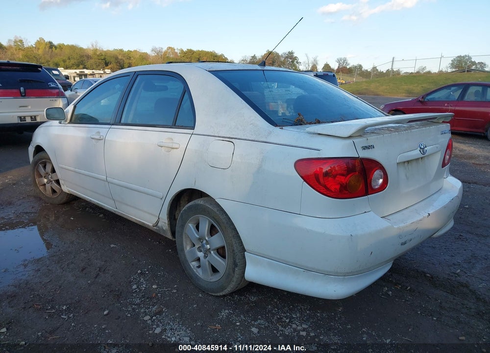 2003 TOYOTA COROLLA S VIN: 1NXBR32E63Z169103
