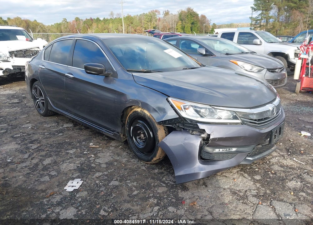 2017 HONDA ACCORD SPORT SE VIN: 1HGCR2F10HA119334