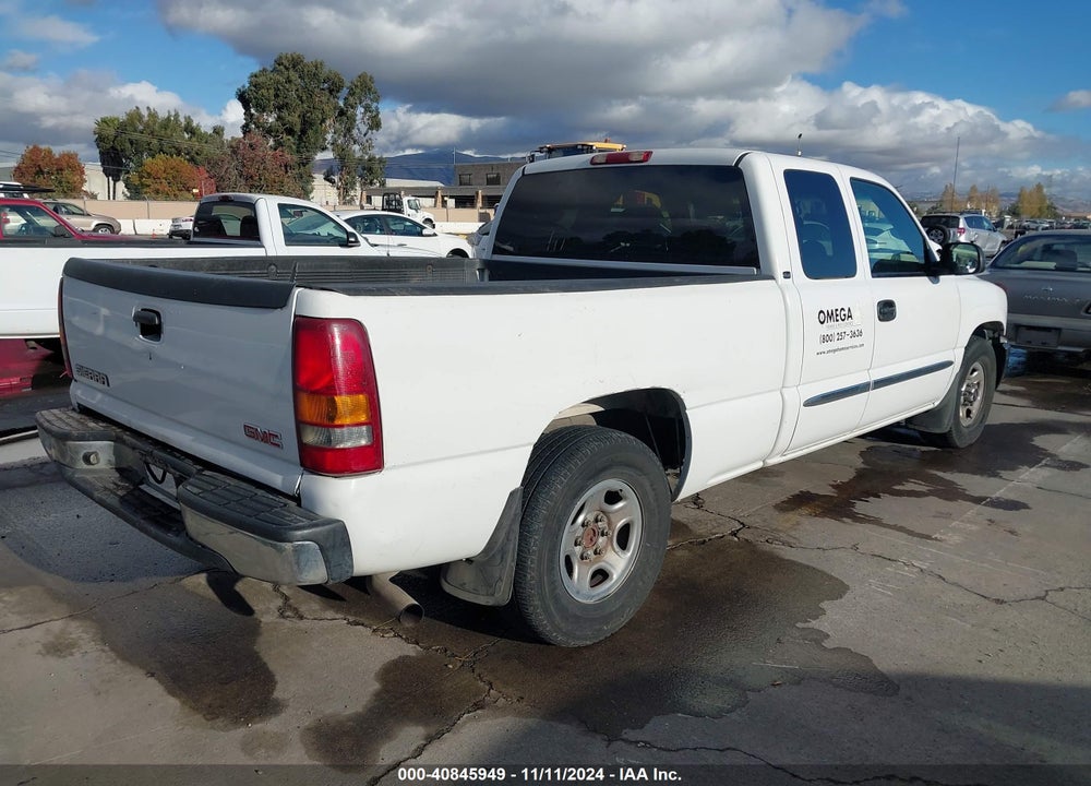 2003 GMC SIERRA 1500 SLE VIN: 2GTEC19V831195159