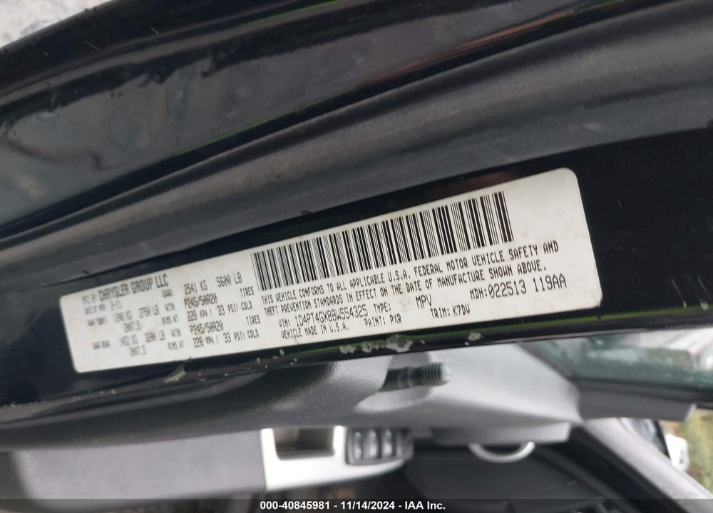 2011 DODGE NITRO HEAT VIN: 1D4PT4GX8BW554325
