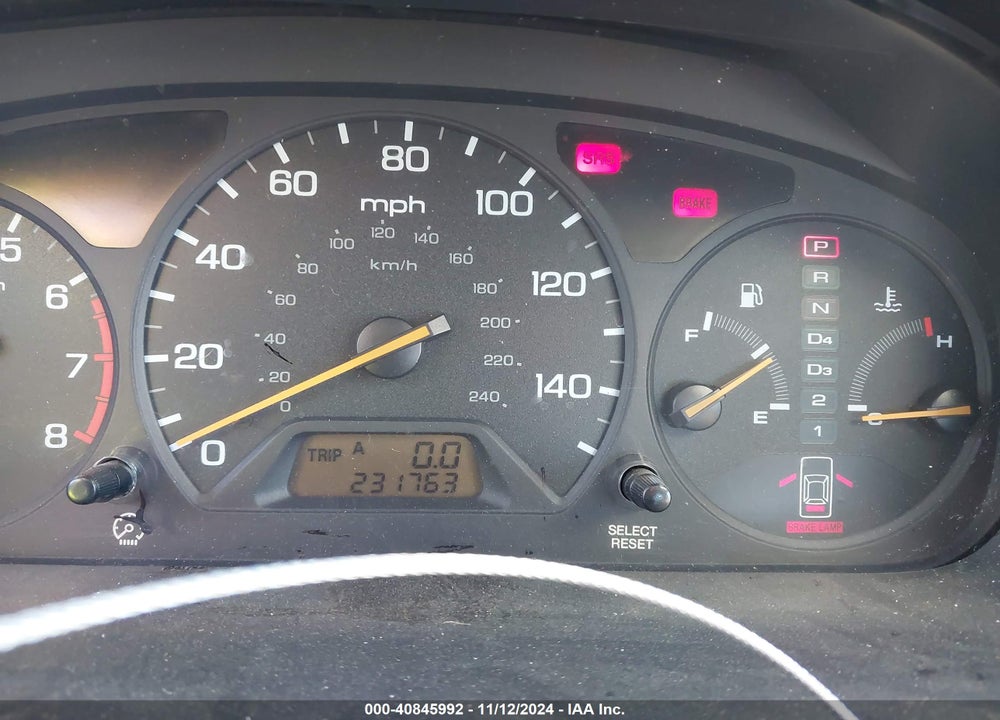 1998 HONDA ACCORD EX V6 VIN: 1HGCG2257WA026645