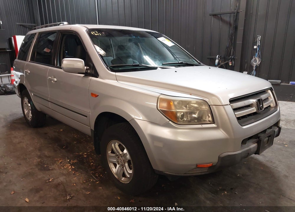 2008 HONDA PILOT VP VIN: 5FNYF18268B030307