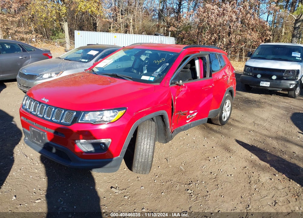 2018 JEEP COMPASS LATITUDE 4X4 VIN: 3C4NJDBB3JT360926
