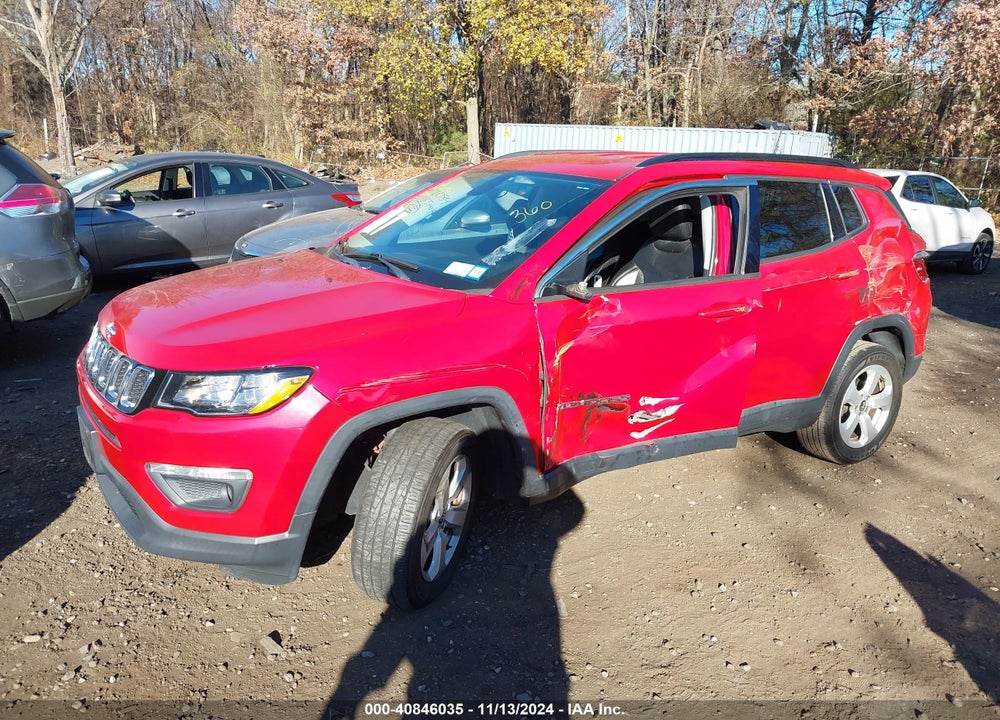 2018 JEEP COMPASS LATITUDE 4X4 VIN: 3C4NJDBB3JT360926