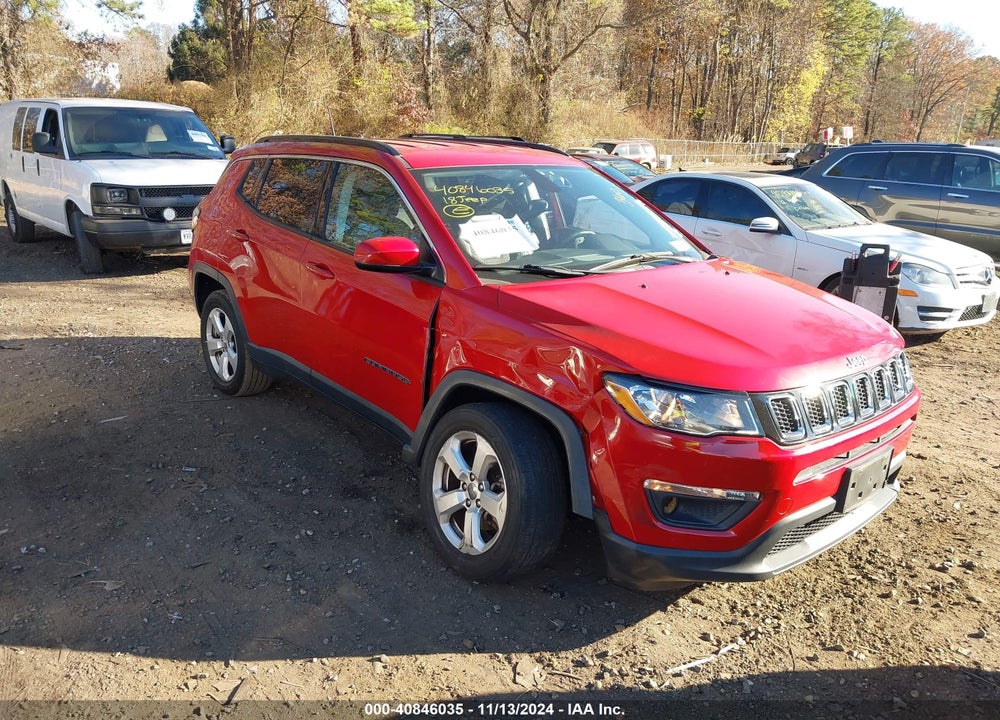 2018 JEEP COMPASS LATITUDE 4X4 VIN: 3C4NJDBB3JT360926