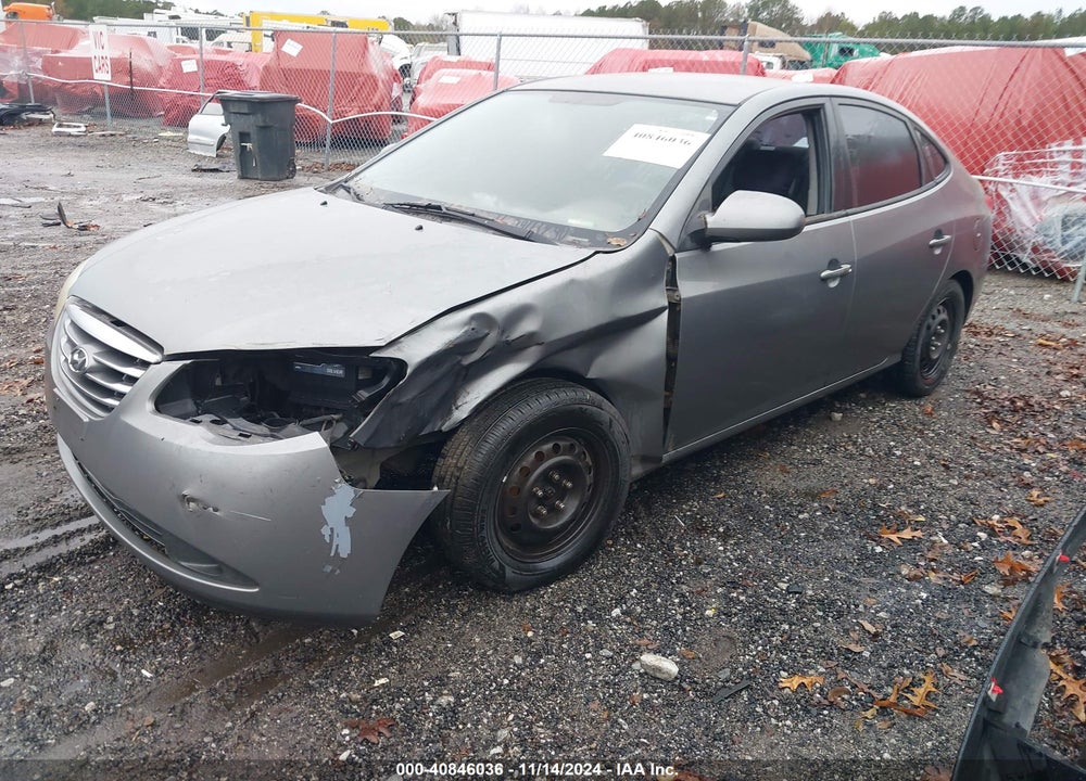 2010 HYUNDAI ELANTRA BLUE VIN: KMHDU4AD9AU148183