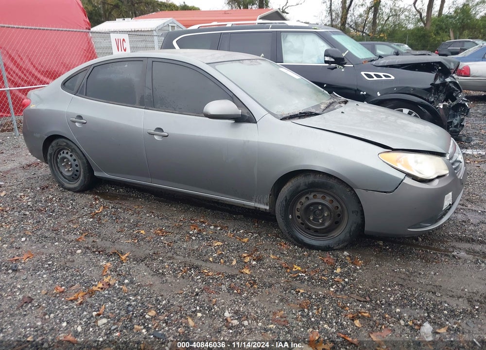 2010 HYUNDAI ELANTRA BLUE VIN: KMHDU4AD9AU148183
