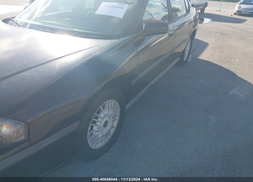 2000 CHEVROLET IMPALA VIN: 2G1WF55K0Y9107124