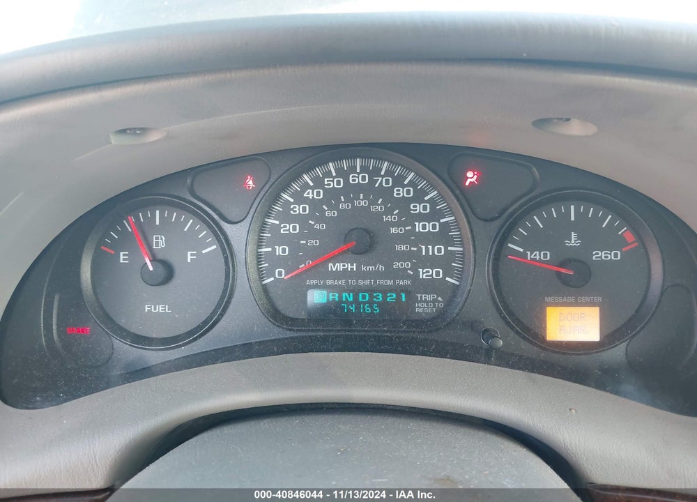 2000 CHEVROLET IMPALA VIN: 2G1WF55K0Y9107124