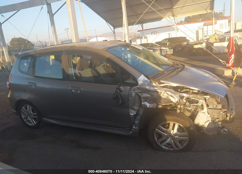 2008 HONDA FIT SPORT VIN: JHMGD37668S021898