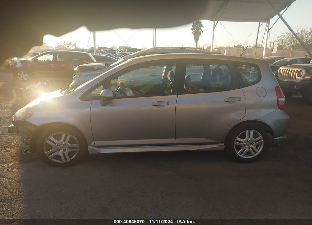 2008 HONDA FIT SPORT VIN: JHMGD37668S021898