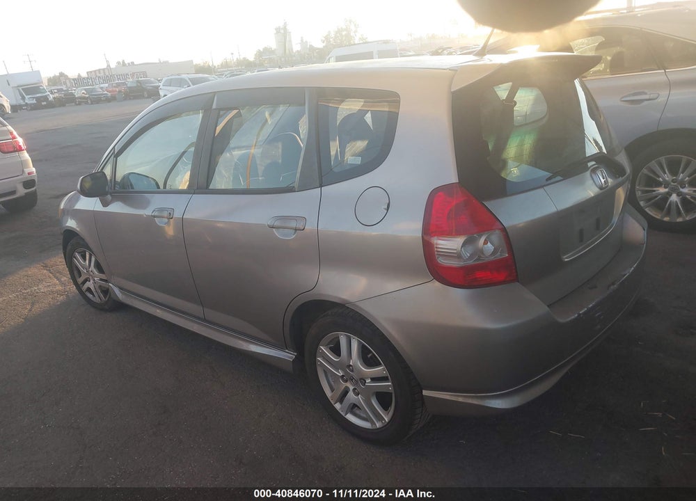 2008 HONDA FIT SPORT VIN: JHMGD37668S021898